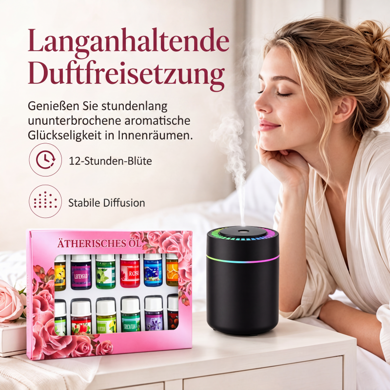🔥Zeitlich begrenzt 50 % Rabatt! 🎁🌺Der frische Duft hebt Ihre Stimmung! 🌷12er-Set wasserlösliche ätherische Öle