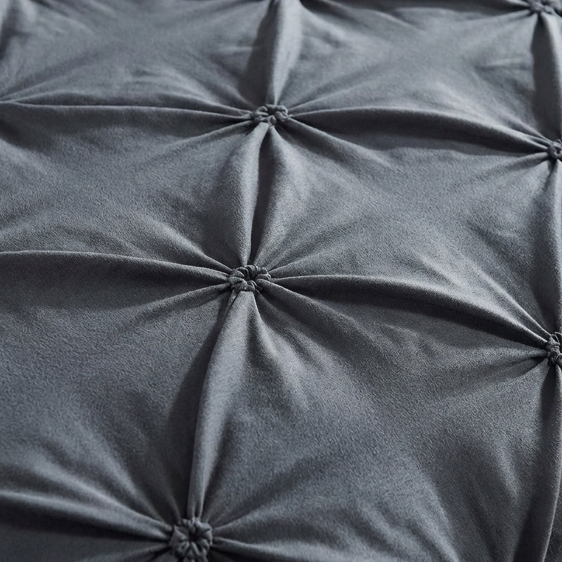 🛏️ 50% RABATT! ✨ 3-teiliges Pintuck-Bettbezug & Kissenbezüge Set – Weiche Baumwolle, Faltenfreies Design & Perfekt Für Ein Elegantes Schlafzimmer 🛌