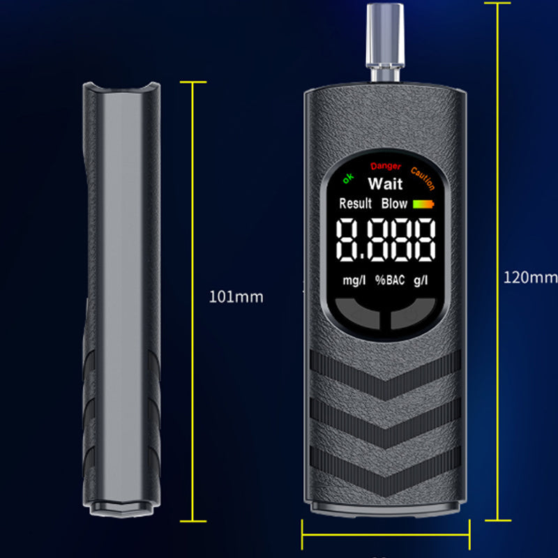 📢📢 50 % RABATT!! 🚔✨ Tragbares wiederaufladbares Atemalkoholmessgerät – schneller Alkoholtester für Zuhause & Unterwegs | ｜LCD-Display + Sprachansage