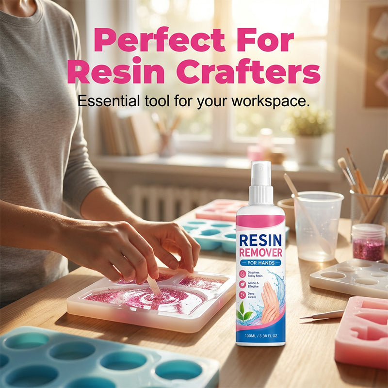 🥳2026 HEISSER VERKAUF🥳💞Über 50.000 verkauft!✨🤲 50 % RABATT! Sanfter Harzentferner für die Hände – Löst klebriges Epoxid- und UV-Harz sofort auf. Sicher für empfindliche Haut, keine Reizungen. Ein Muss für Bastler! 🎨💎