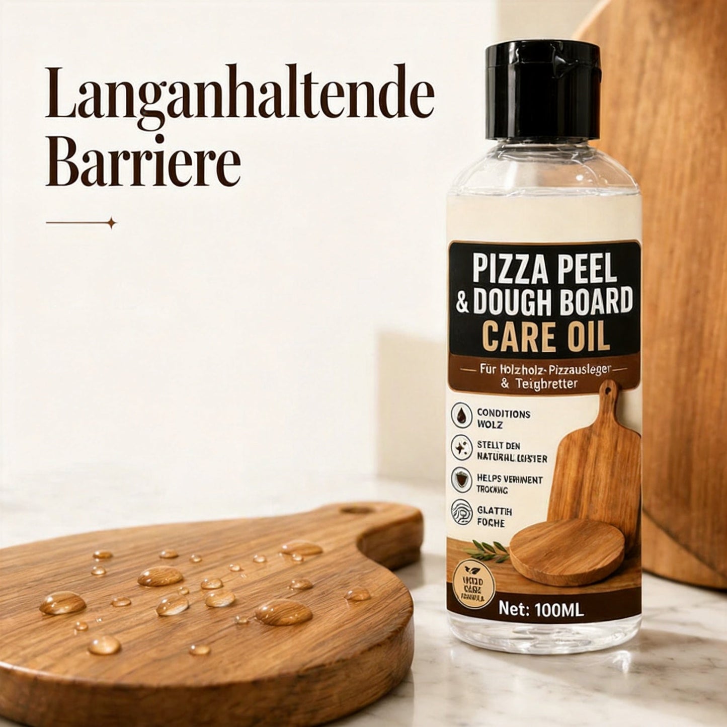 📢📢JETZT 50 % RABATT!! ⏰🪑Holzpflegeöl für Schneidebretter & Co. – verhindert Austrocknen, Risse & Verfärbungen – lebensmittelecht