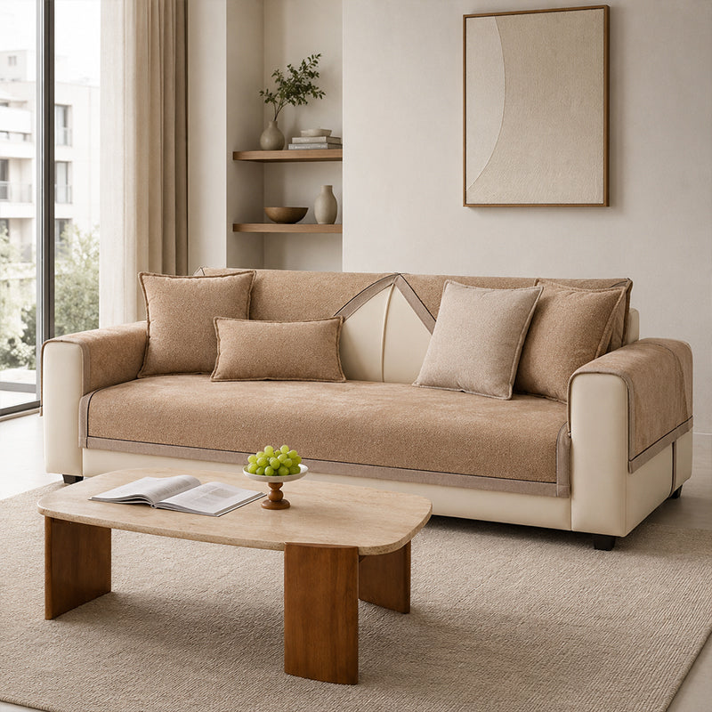 🛋️ 50% RABATT!☁️ Rutschfeste Chenille‑Sofaabdeckung, weiches Material, schützt das Sofa vor Schmutz und Abnutzung🧶