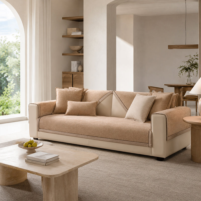 🛋️ 50% RABATT!☁️ Rutschfeste Chenille‑Sofaabdeckung, weiches Material, schützt das Sofa vor Schmutz und Abnutzung🧶