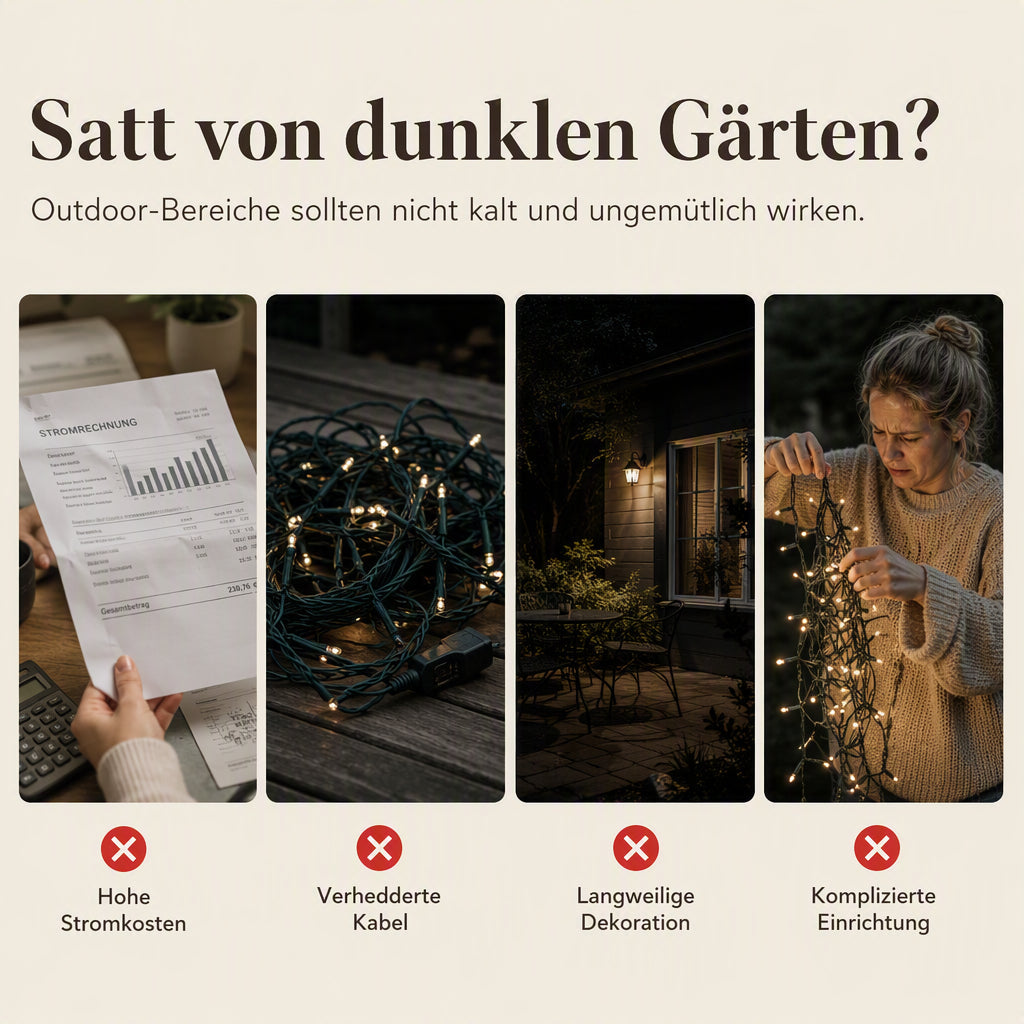 【⏰Zeitlich begrenztes Angebot – 50% Rabatt】Solarbetriebene Weidenblatt-Hängelichterkette