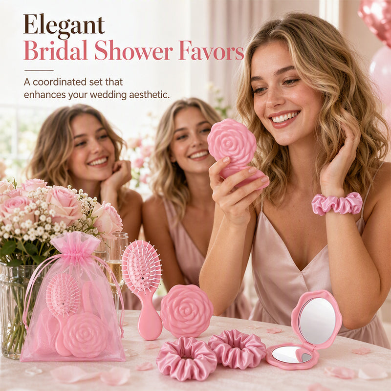 32-teiliges Rosa Prinzessinnen-Partyzubehör-Set
