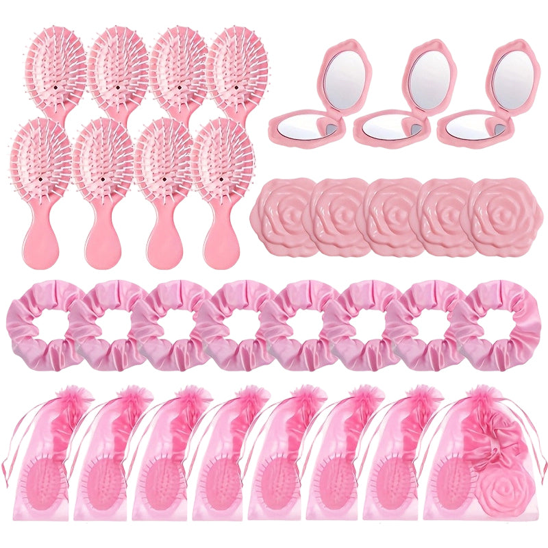 32-teiliges Rosa Prinzessinnen-Partyzubehör-Set