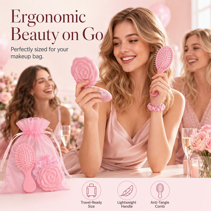 32-teiliges Rosa Prinzessinnen-Partyzubehör-Set
