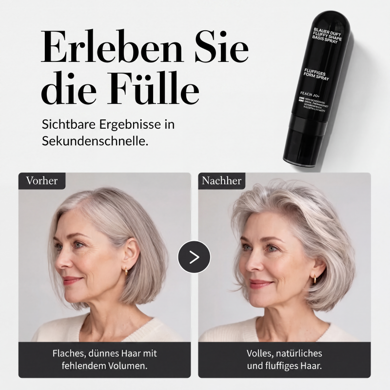 ⏳Zeitlich begrenztes Sonderangebot⏰Von Friseuren empfohlen! 🔥Styling in 3 Sekunden! Mühelos fluffige und elegante Frisuren kreieren! 👩 Volumen- und Festigungsspray mit Pfirsichduft