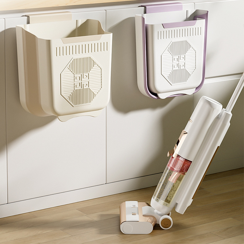 🗑️✨ Platzsparender hängender Faltmülleimer für Schranktüren – PP, faltbar & vielseitig, jetzt −50%