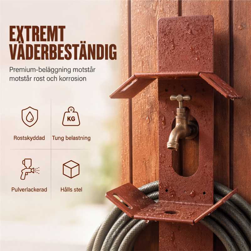 📢📢Jetzt bis zu 50% RABATT!! ⏰ Wandmontierter Gartenschlauchhalter aus Eisen