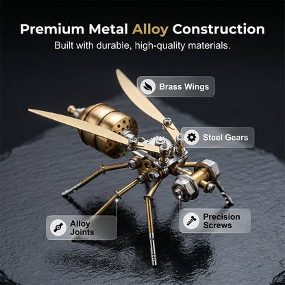 🐝 50% RABATT! ⚙️ 3D Metall-Bienen-Puzzle-Bausatz zum Zusammenbauen, detailreich, fördert Konzentration, tolles Bastelgeschenk für Erwachsene und Kinder✨