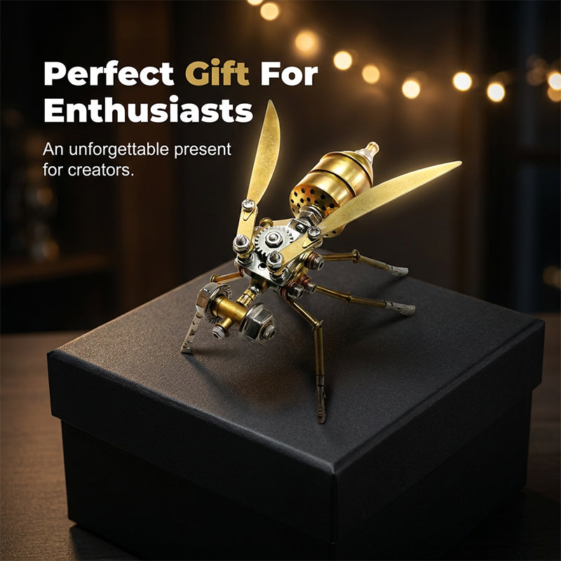 🐝 50% RABATT! ⚙️ 3D Metall-Bienen-Puzzle-Bausatz zum Zusammenbauen, detailreich, fördert Konzentration, tolles Bastelgeschenk für Erwachsene und Kinder✨