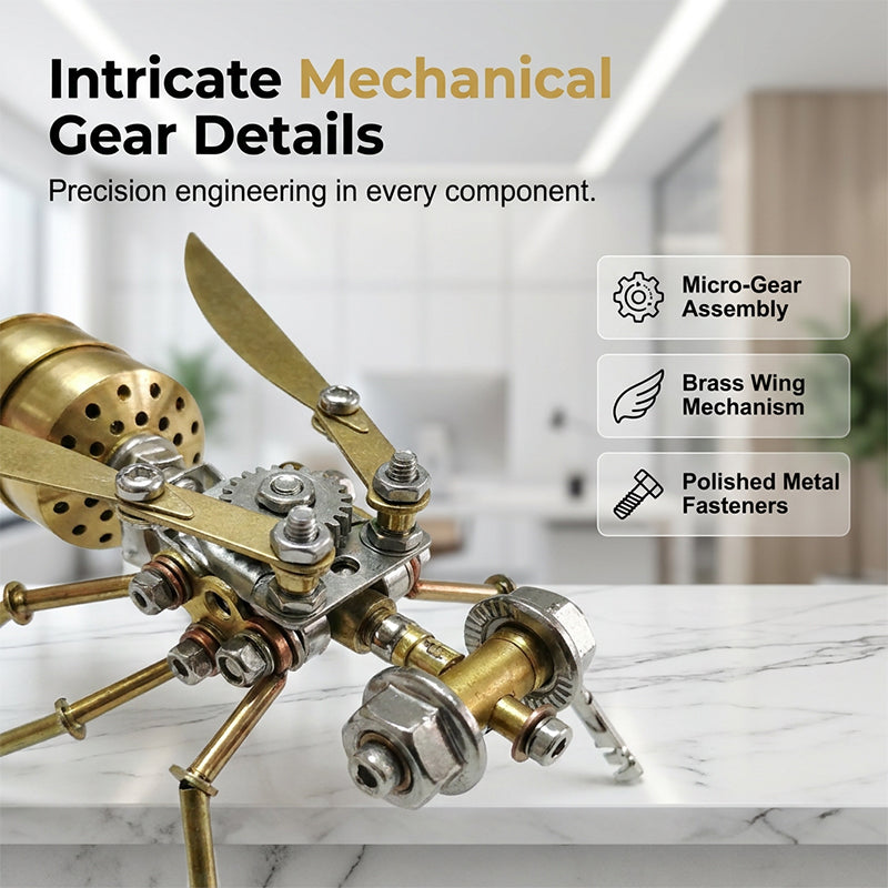 🐝 50% RABATT! ⚙️ 3D Metall-Bienen-Puzzle-Bausatz zum Zusammenbauen, detailreich, fördert Konzentration, tolles Bastelgeschenk für Erwachsene und Kinder✨