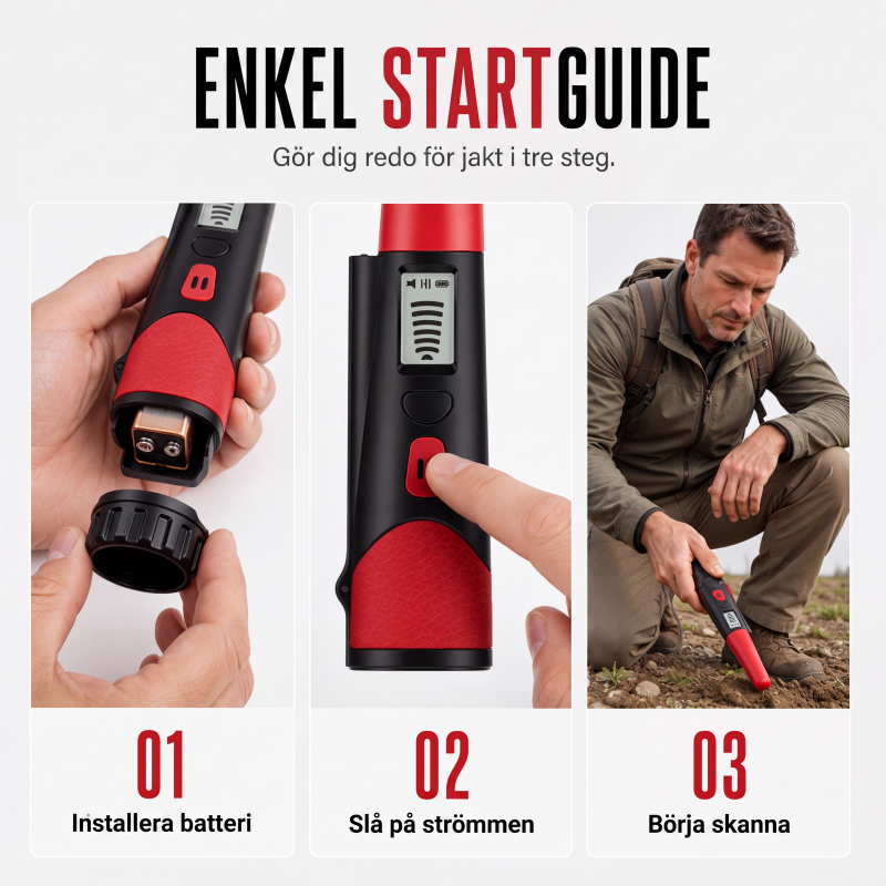 📢📢50% RABATT NU!! ⏰Handhållen metalldetektor-pinnpekare