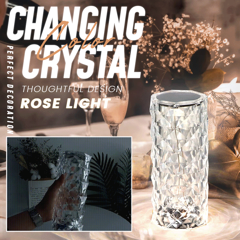 🌹✨ NUR FÜR KURZE ZEIT: 50% RABATT! Berührungssensitive Kristall-Rosenlampe – Warmes Licht, elegantes Design & perfekt als Geschenk 🎁