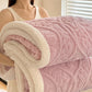 🌸🛋️50% Rabatt✨Kuschelige Teddy-Decke mit Blumenmuster – Weiche und warme Wohndecke für Sofa und Bett
