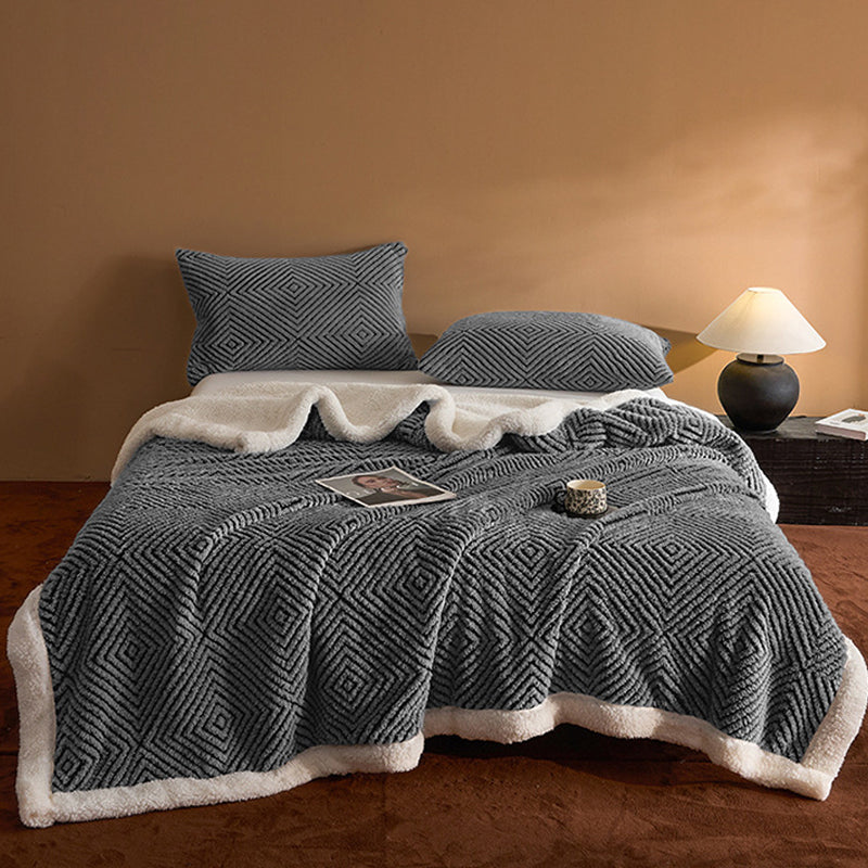 🛋️ 50% RABATT! 🧶 Doppellagige Kuscheldecke – Extra warm, weich & vielseitig – Ideal für Sofa, Bett & gemütliche Stunden zu Hause ✨