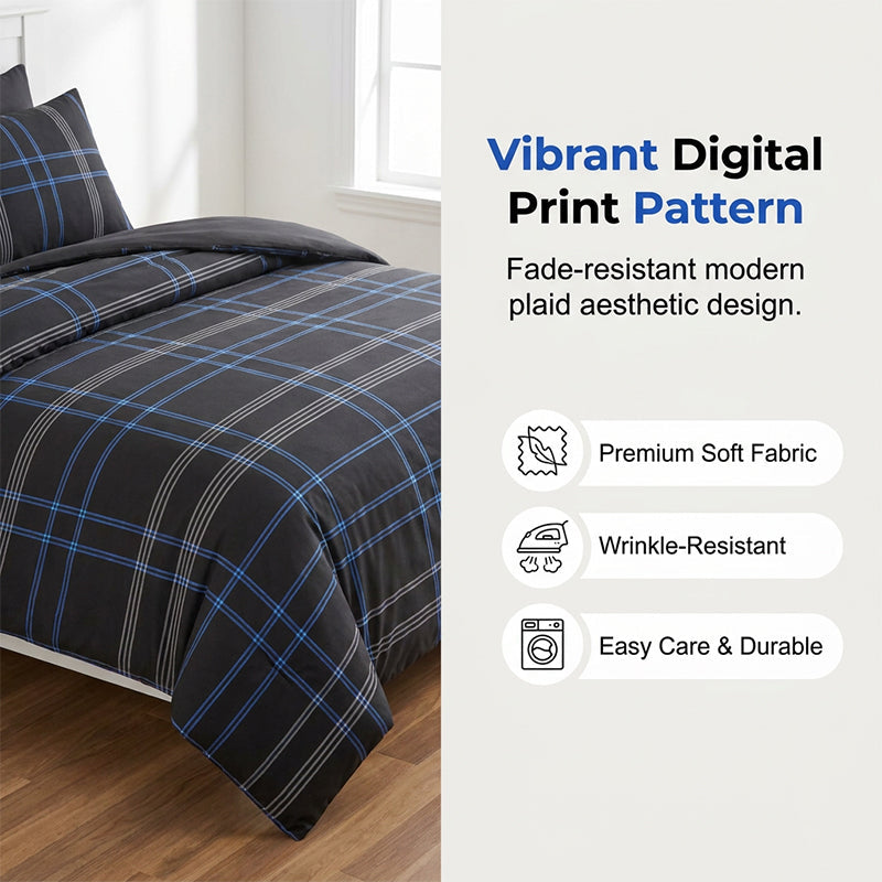 🛏️✨ Modernes geometrisches Bettwäsche-Set – weiches Polyester, vielseitige Größen & pflegeleicht, jetzt −50%