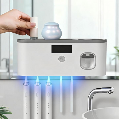 📢📢50% RABATT !!⏰Hygienischer UV-Zahnbürstenhalter für die Familie