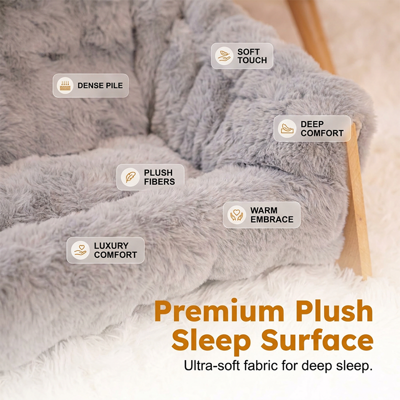 🛏️ 50 % RABATT JETZT! 🐾 Erhöhtes Plüsch-Haustierbett – Holzrahmen, waschbar & stabil – perfekt für Hunde und Katzen – luxuriöser Komfort das ganze Jahr 🌿