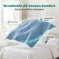 🛏️ Unifarbenes 4-teiliges Bettwäsche-Set aus 100 % Baumwolle  – unifarben, weich & atmungsaktiv