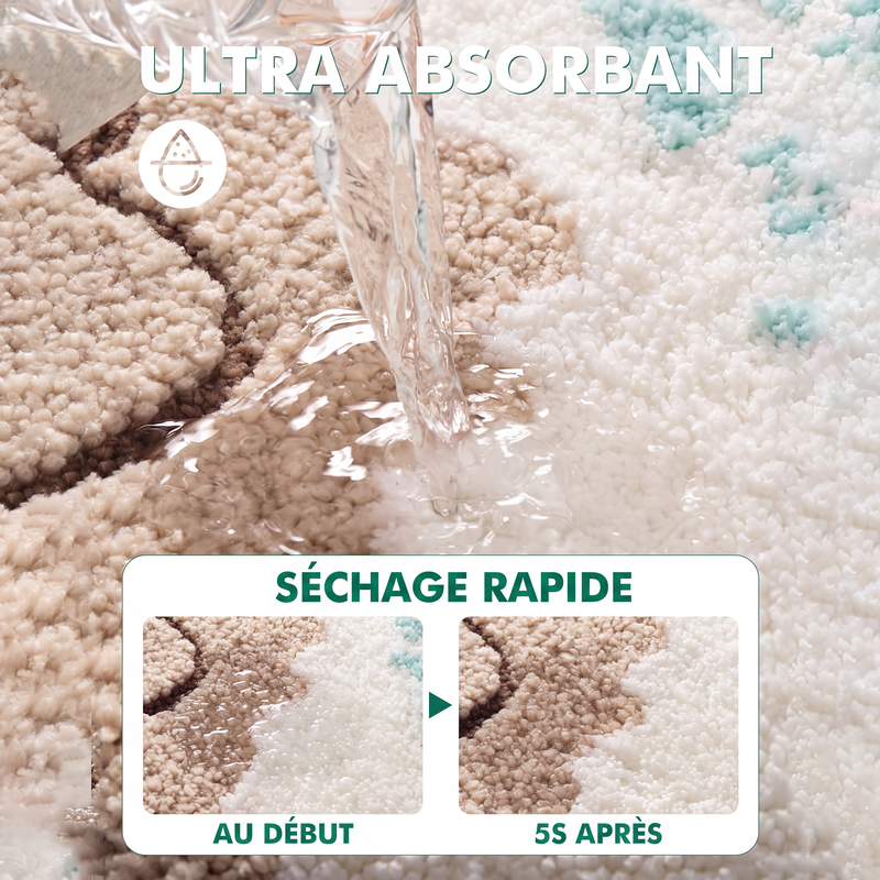 🧹💧 -50% ! 🏠 Superabsorbierender Innenteppich – Rutschfeste Unterseite, Weiche Haptik & Vielseitig Einsetzbar