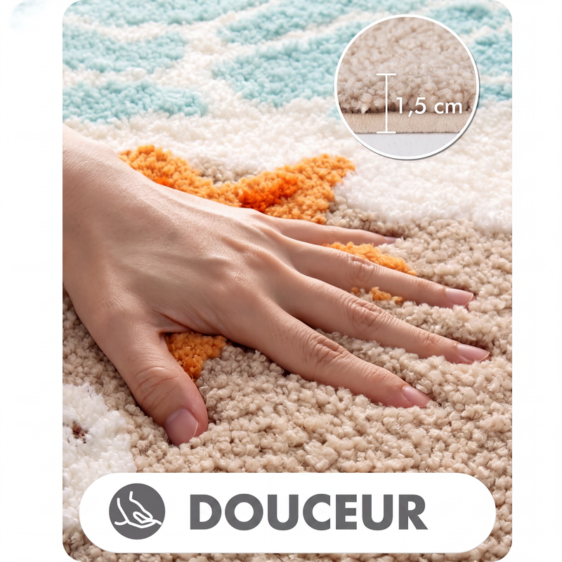 🧹💧 -50% ! 🏠 Superabsorbierender Innenteppich – Rutschfeste Unterseite, Weiche Haptik & Vielseitig Einsetzbar