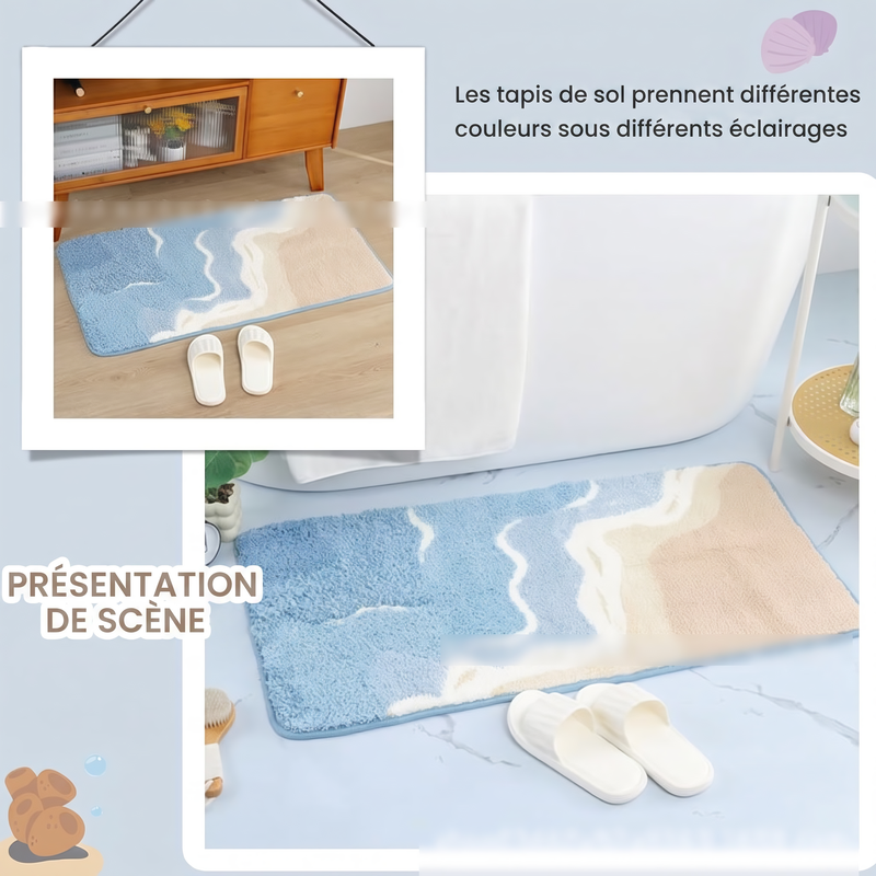 🧹💧 -50% ! 🏠 Superabsorbierender Innenteppich – Rutschfeste Unterseite, Weiche Haptik & Vielseitig Einsetzbar