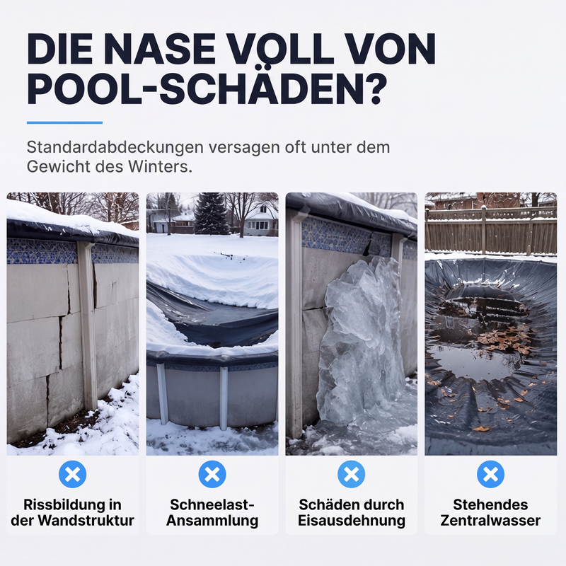 Rundes aufblasbares Luftkissen zur Winterfestmachung von Pools