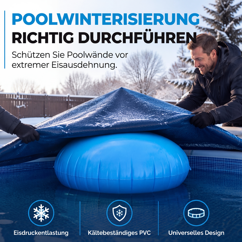 Rundes aufblasbares Luftkissen zur Winterfestmachung von Pools