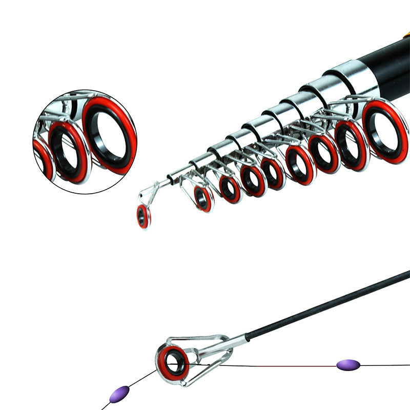🎣50 % RABATT⏰ Komplettes Reise-Angelset, mit Tragetasche, ideal für unterwegs