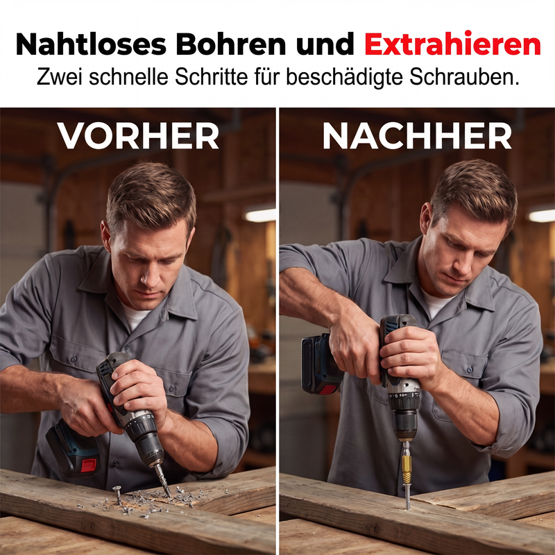 📢📢50% RABATT !!⏰Satz aus Hochgeschwindigkeitsstahl zum Entfernen von Schrauben und Bolzen