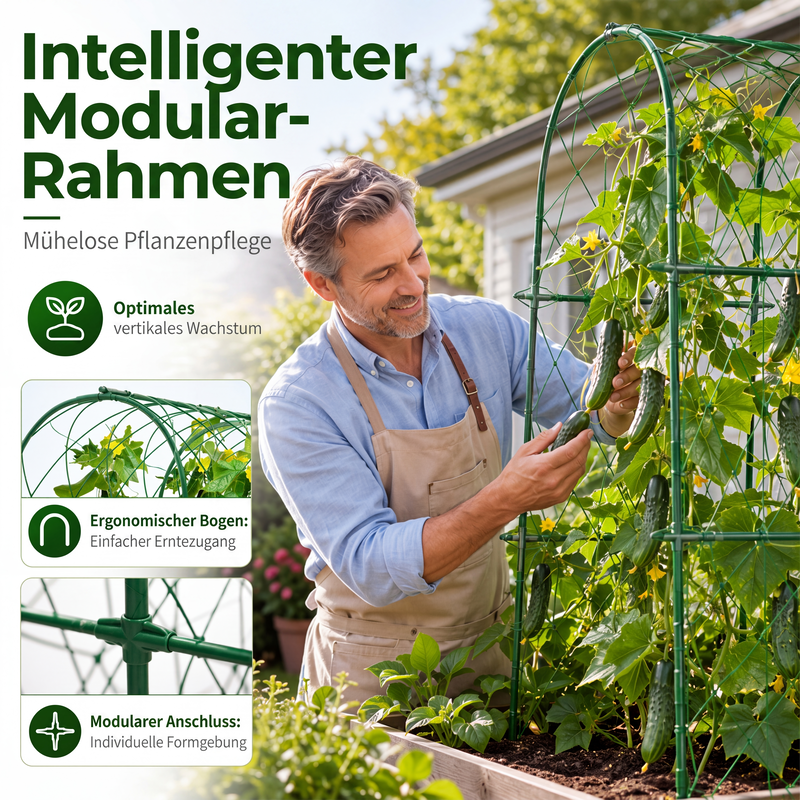 🌿 50% RABATT! 🌱 Stabiles Bogen-Rankgitter – Robust, witterungsbeständig & einfach zu montieren – Ideal für Kletterpflanzen, Rosen & Gartengestaltung 🏡