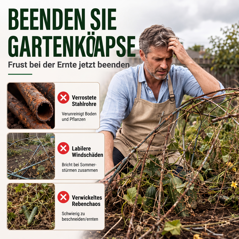 🌿 50% RABATT! 🌱 Stabiles Bogen-Rankgitter – Robust, witterungsbeständig & einfach zu montieren – Ideal für Kletterpflanzen, Rosen & Gartengestaltung 🏡