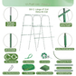 🌿 50% RABATT! 🌱 Stabiles Bogen-Rankgitter – Robust, witterungsbeständig & einfach zu montieren – Ideal für Kletterpflanzen, Rosen & Gartengestaltung 🏡