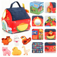 🎁 2026 Neuheiten 50% RABATT 💥 Interaktives Plüsch-Bauernhof-Spielset für Kinder – 6 Erkundungszonen, niedliche Tierpuppen & tragbares Design – Lernen, Spielen & Wachsen ✨