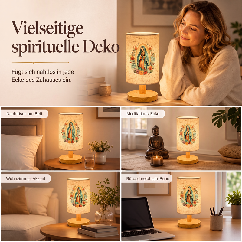 🕯️ 50% RABATT! 🪵 Maria-Holzlampe – Gemustertes Design & warmes Licht ✨