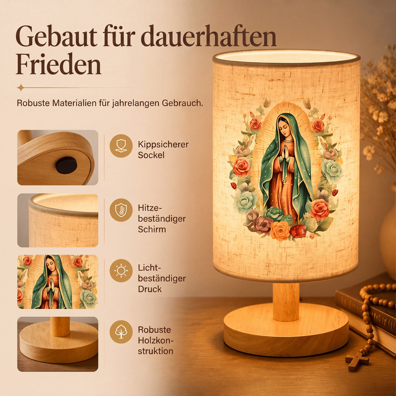 🕯️ 50% RABATT! 🪵 Maria-Holzlampe – Gemustertes Design & warmes Licht ✨