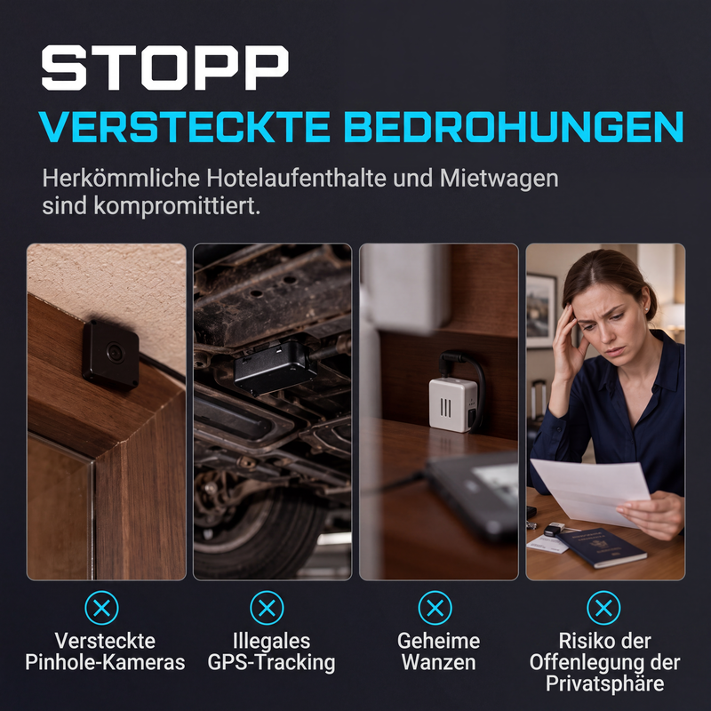 T19 Detektor für Abhörkameras