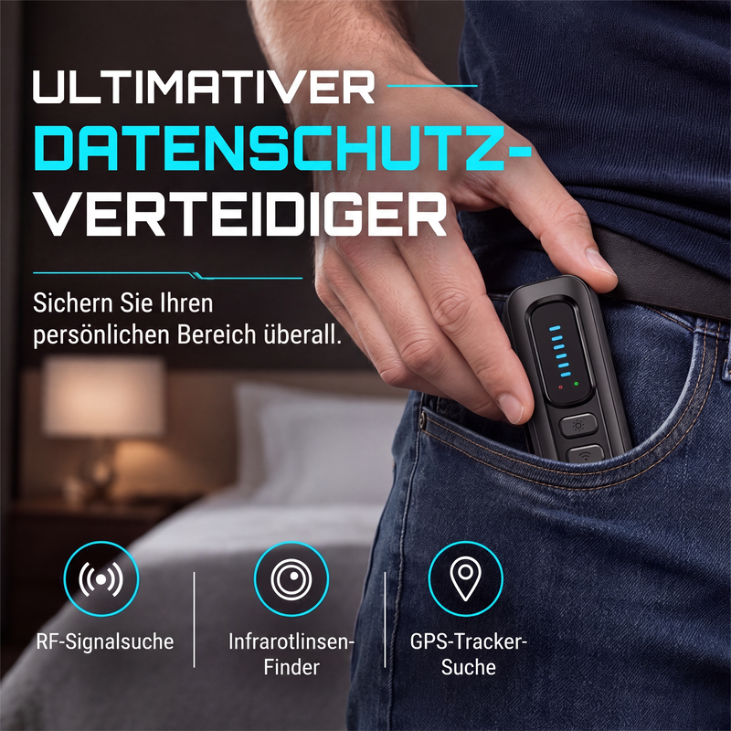 T19 Detektor für Abhörkameras
