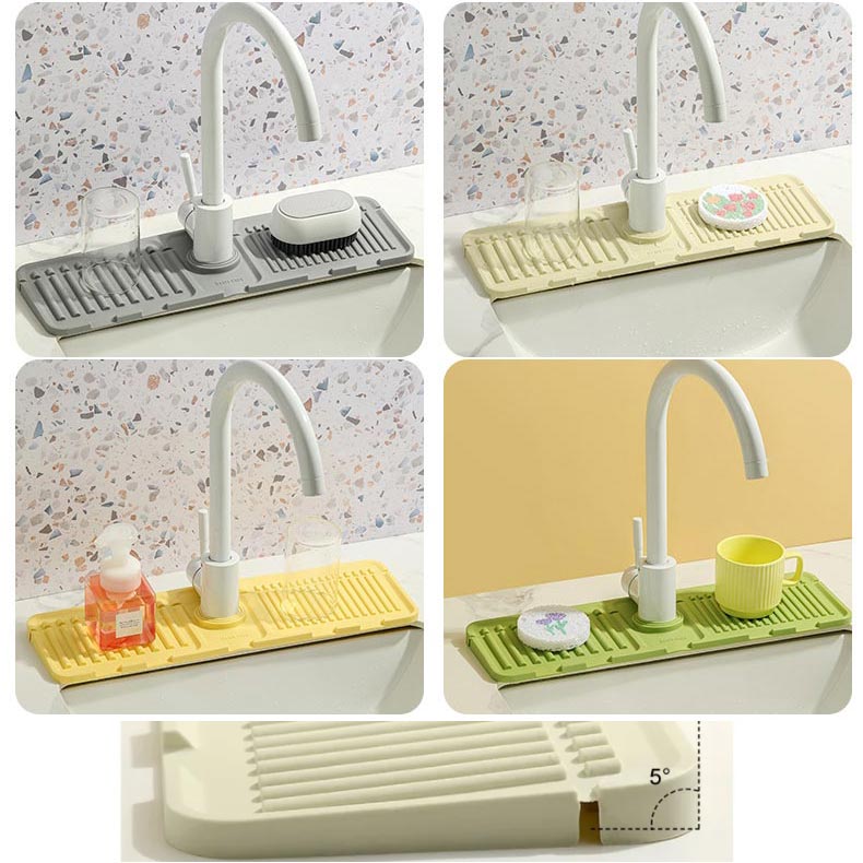 ✨50% RABATT NU! !✨Wasserhahn-Spritzschutz, Abtropftablett-Matte – tolles Geschenk