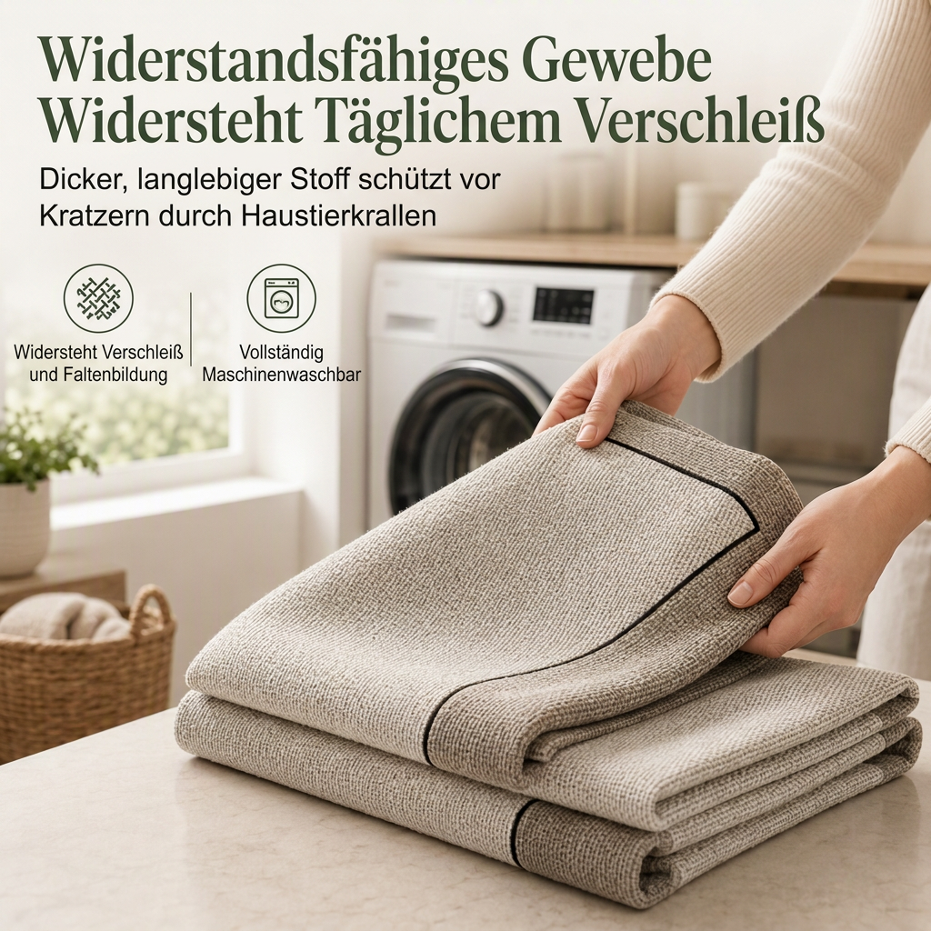 🌸 JETZT 50% RABATT! 🌸 Wasserdichter Chenille-Sofakissenbezug, rutschfester, urinbeständiger Sofaauflagenbezug für alle Jahreszeiten