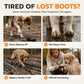 🐾 Wasserdichte Hundeschuhe mit verstellbarem Hosenträgergurt – Anti-Rutsch & Anti-Verlier