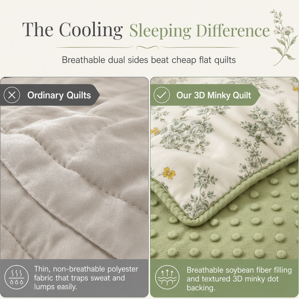 🌿 50% RABATT! ❄️ Sommer-Kühldecke – Sojabohnenfaser, waschbar & kuschelweich ✨