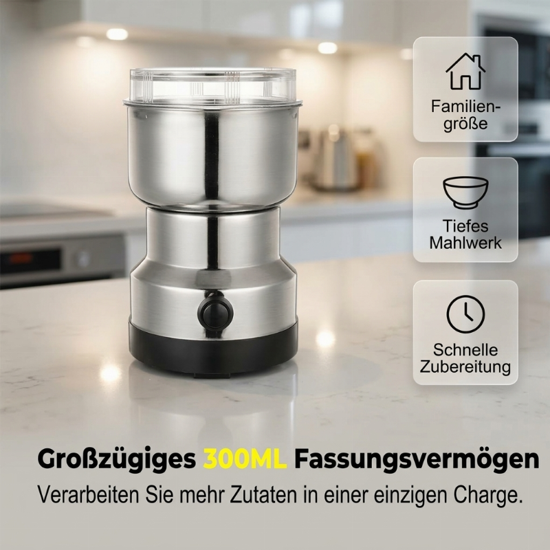 📢📢50% RABATT !!⏰Mehrzweck-Elektromühle aus Edelstahl