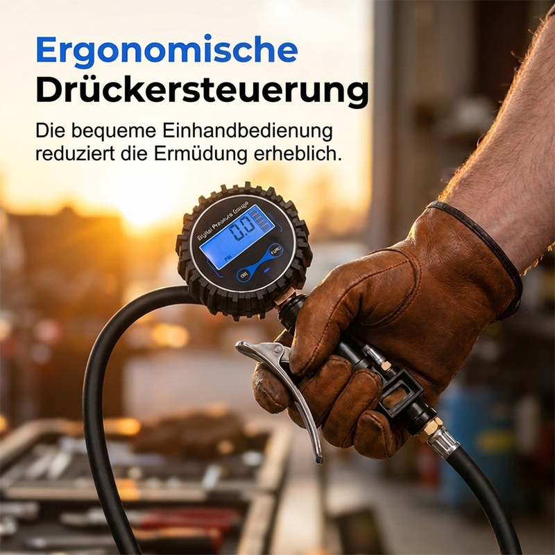 📢📢50% RABATT !!⏰Digitaler Reifendruckmesser mit Aufpumpfunktion
