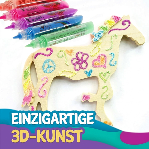 📢📢50% RABATT !!⏰Magic Pen – Zeichne 3D-Motive mit nur einem Strich!🎄DIY Bubble Magic Drawing Pens