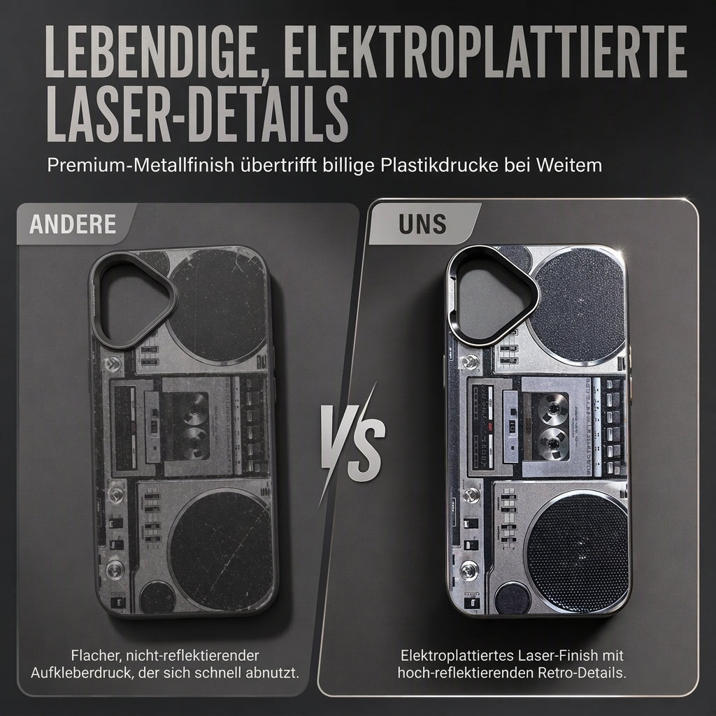 🎶 NUR FÜR KURZE ZEIT 50% RABATT! 📀 Handyhülle im Vinyl-Schallplatten-Design – Retro-Stil, weiches TPU, kratzfest ✨