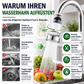 ⏳ Zeitlich begrenzte Sonderaktion ⏰ 360° drehbarer Wasserhahnfilter – spritzwassergeschützt und mehrschichtig gefiltert. Passend für Küchenarmaturen, reinigt Wasser und verhindert Spritzwasser. Saubereres Waschbecken, sicheres Wasser! ✨