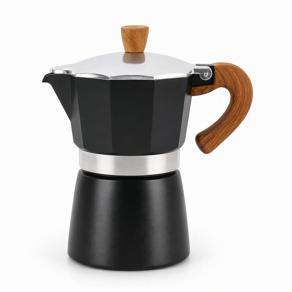 Klassischer italienischer Espressokocher für zu Hause